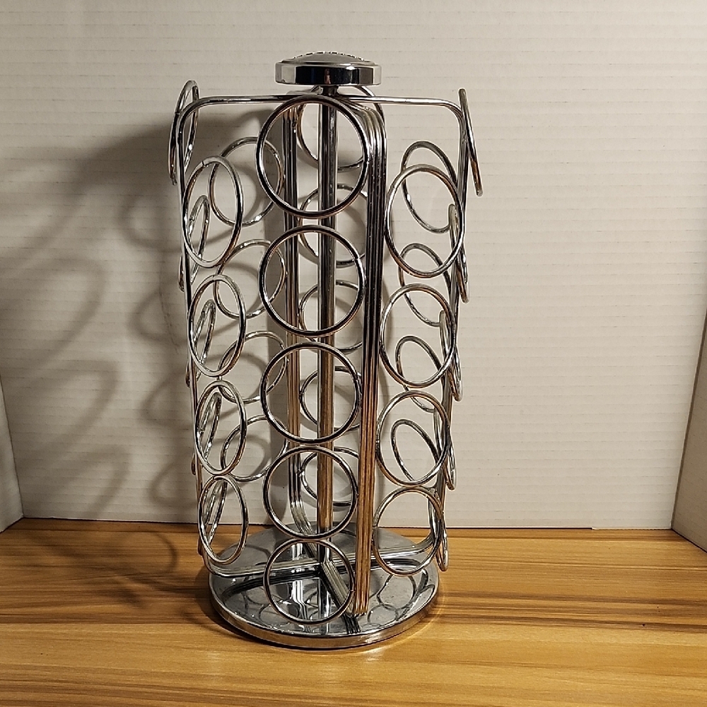 Silver Coffee Pod Holder